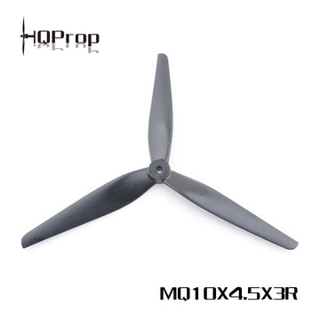 HQ MacroQuad Prop 10X4.5X3 Black-Glass Fiber Reinforced Nylon